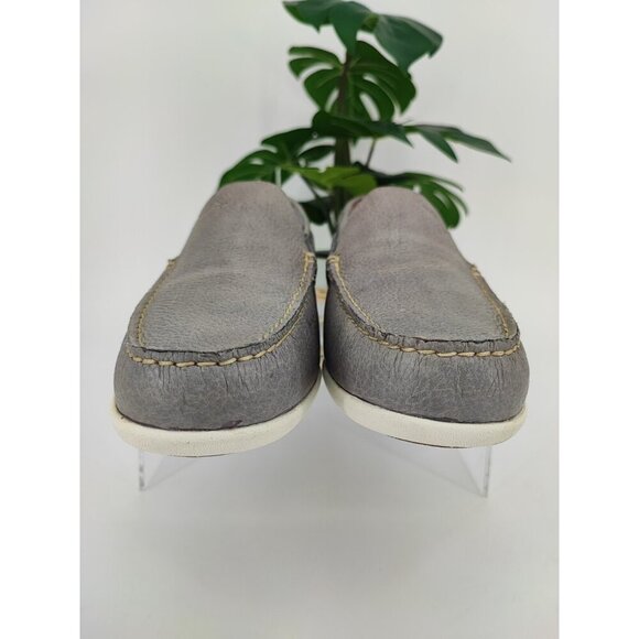 Tommy Bahama Men's Thackery Gray Leather Slip-On Shoes Size 9 US - Picture 2 of 9